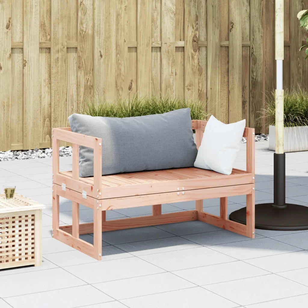 Panca Divano da Giardino Estensibile Legno Massello di Douglas 832613