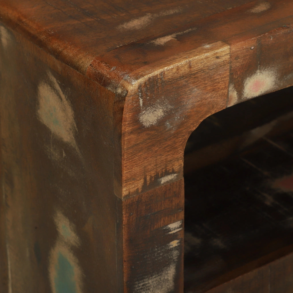 Mobile TV 80x32x36 cm in legno massello riciclato