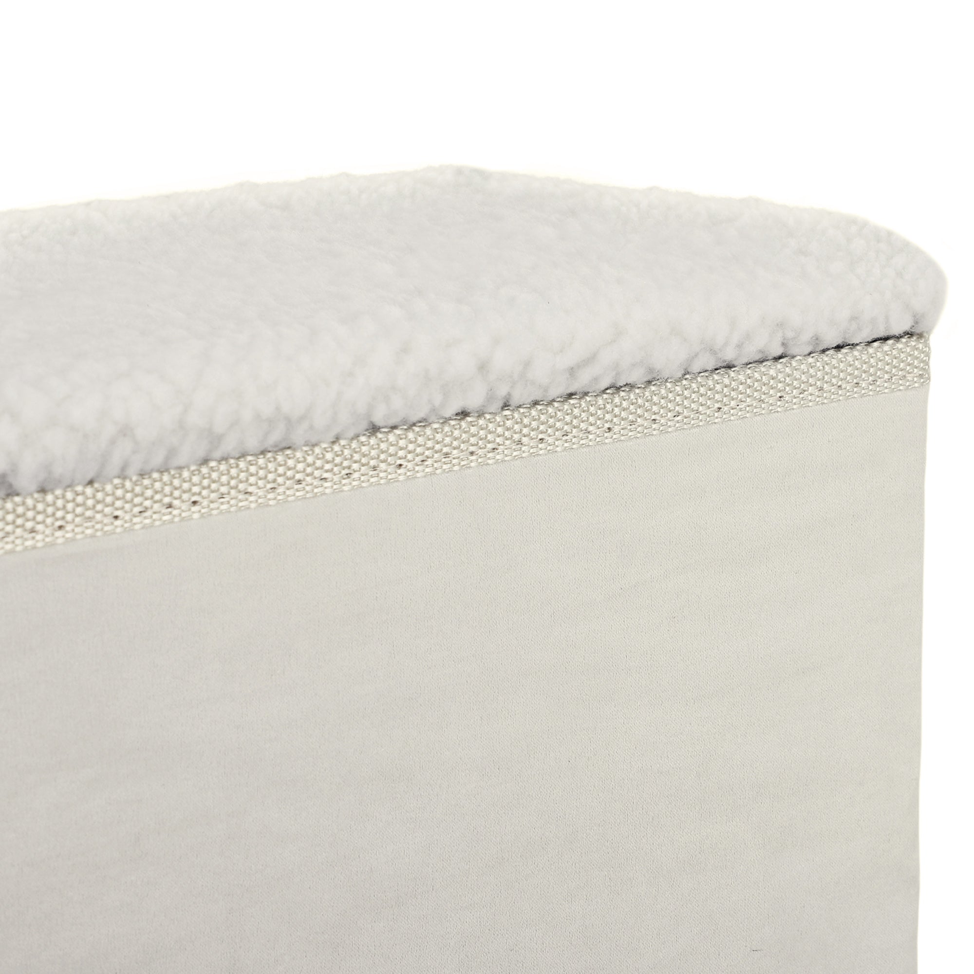 Scaletta per Cani e Gatti 3 Gradini Pieghevole e con Vano Contenitore 40x54x48 cm Bianco