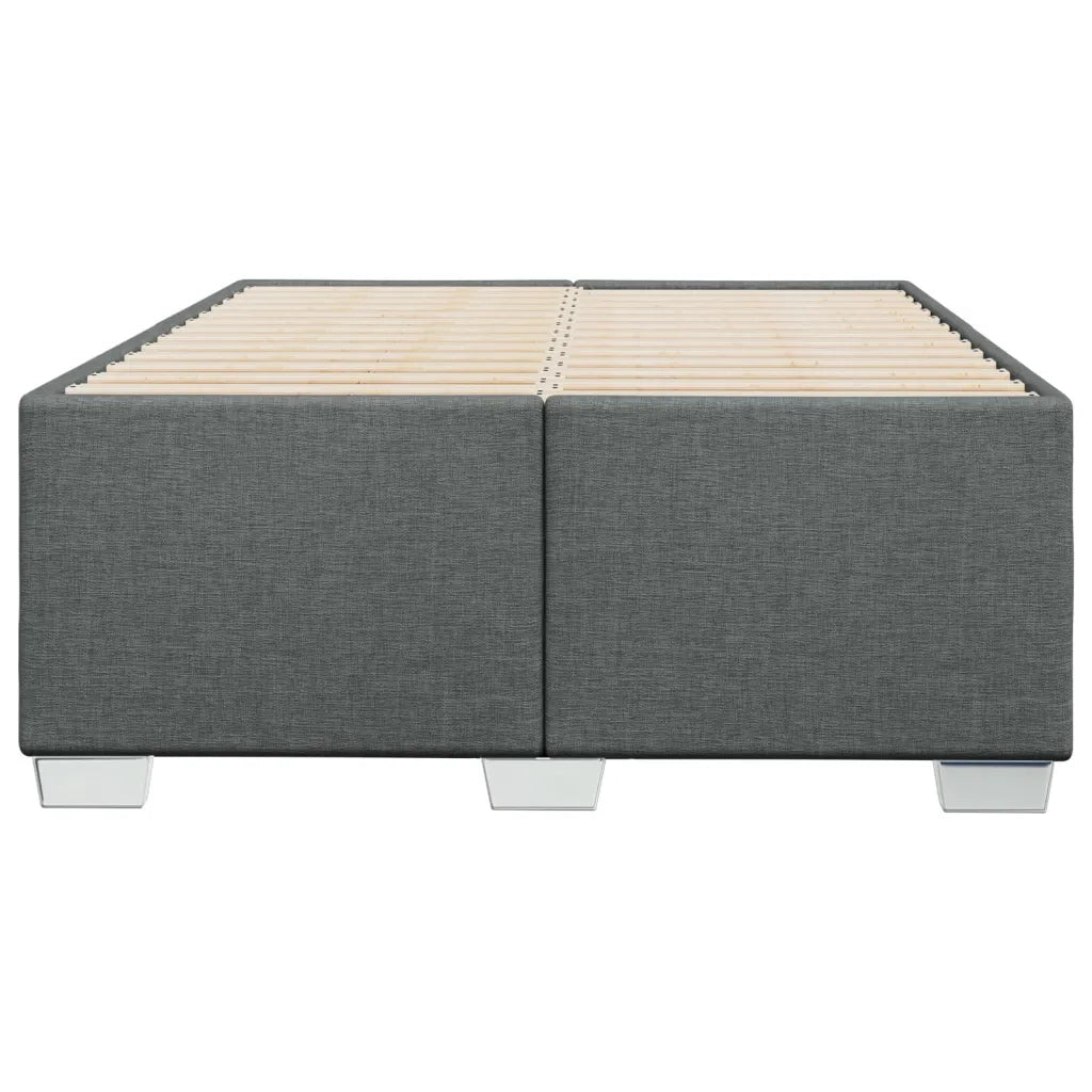 Giroletto senza Materasso Grigio Scuro 120x200 cm Tessuto