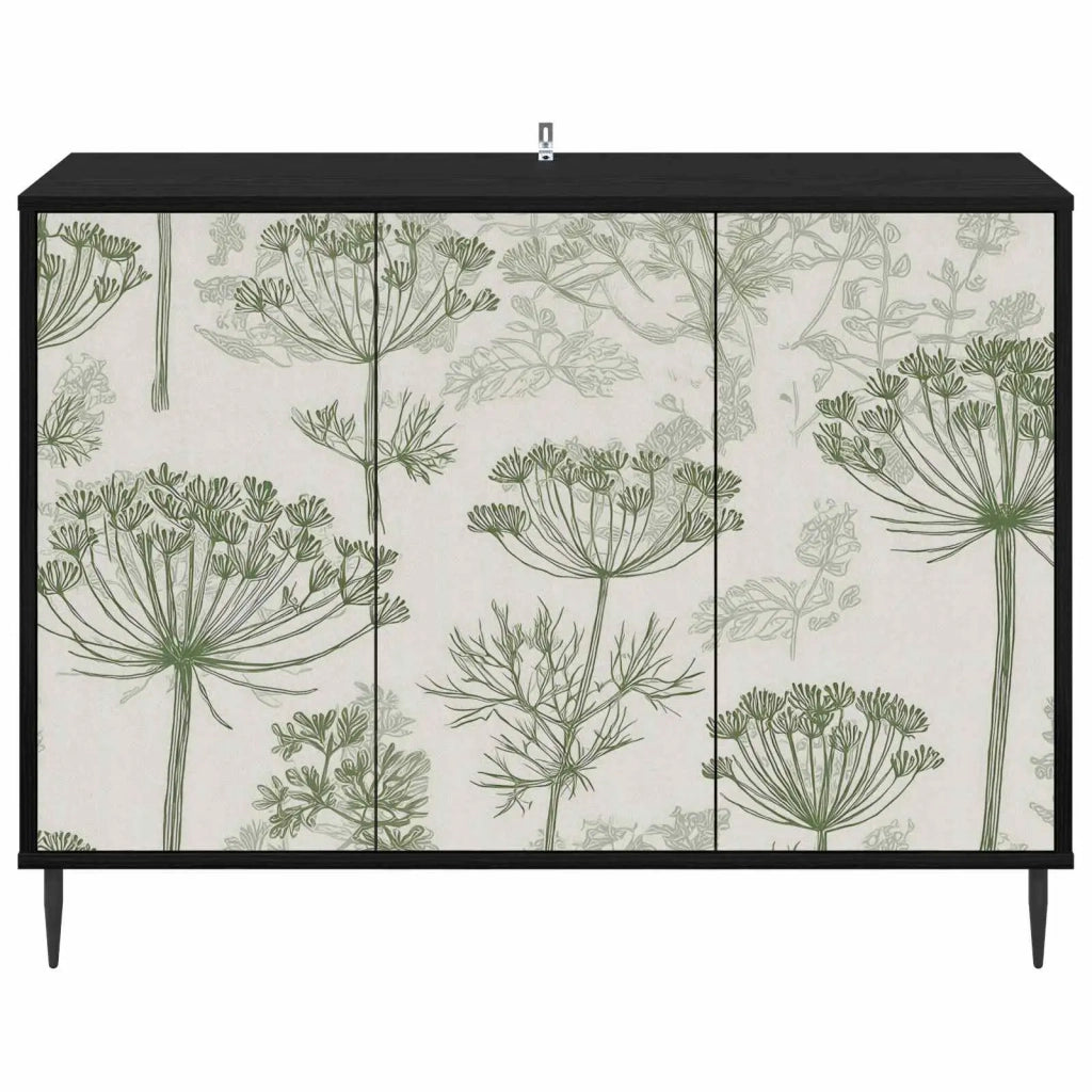 Credenza GOTHA Rovere Nero 102 x 33 x 76 cm 8006988