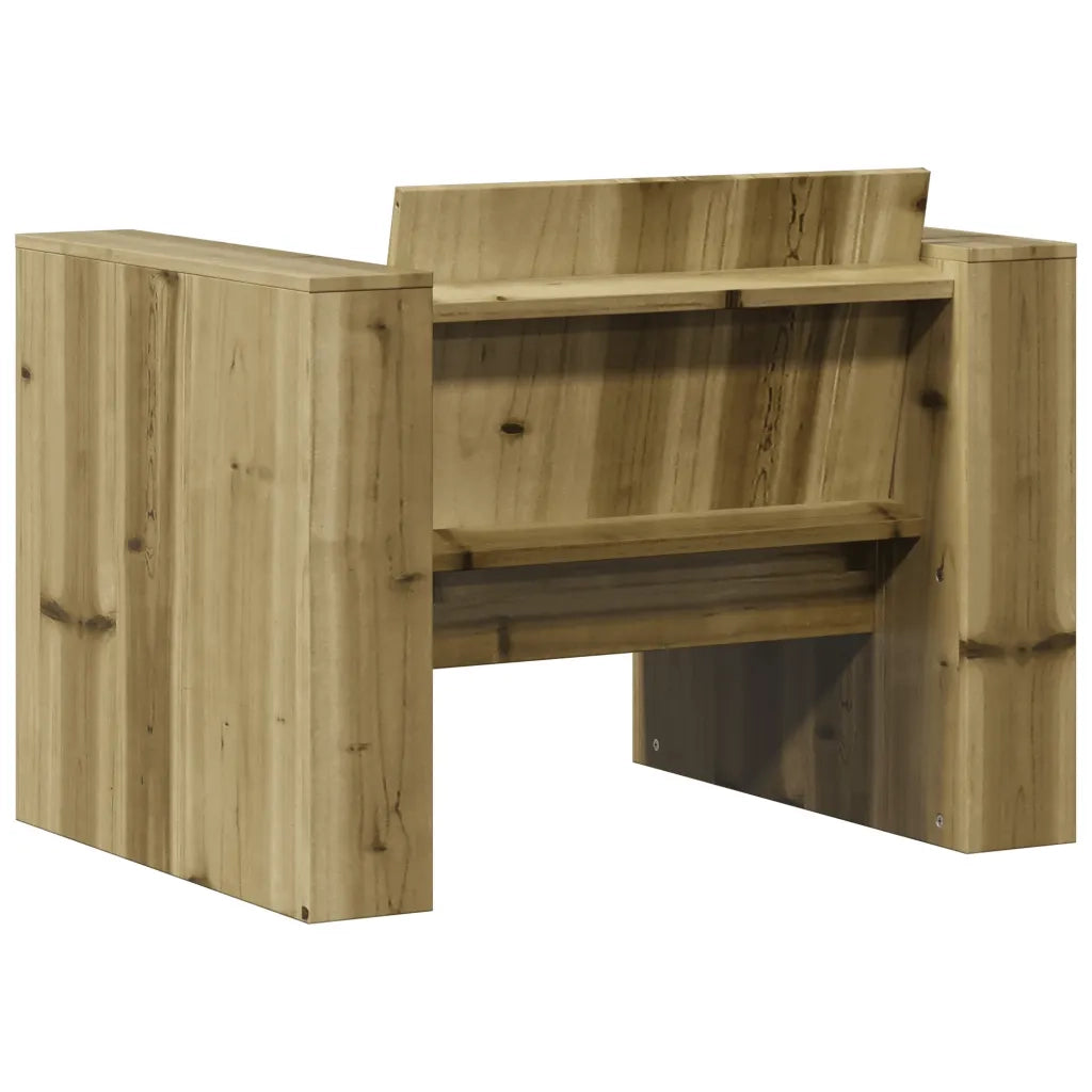 Divano da Giardino 79x60x62 cm in Legno Impregnato di Pino 844624