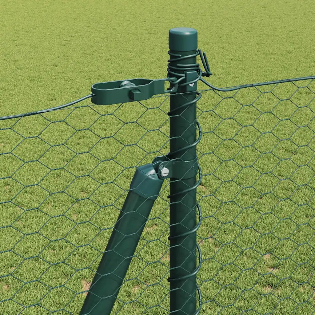 Palo della recinzione Verde 50 x 1,5 m (maglia da 25 mm)