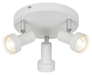Plafoniera spot bianca GU10 3 luci 3x50W Konrad Rabalux