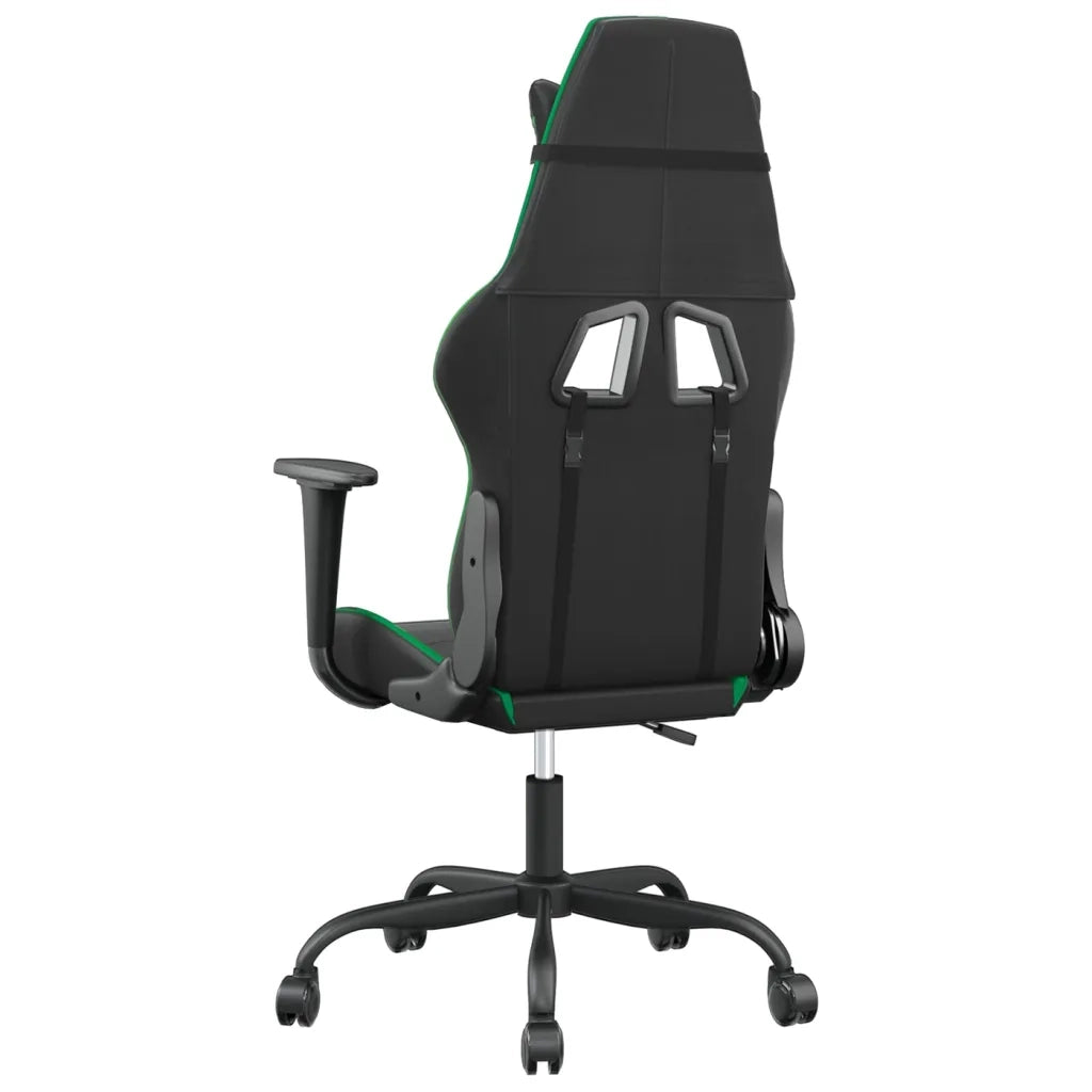 Sedia da Gaming | Sedia da e-sports Nera e Verde in Similpelle