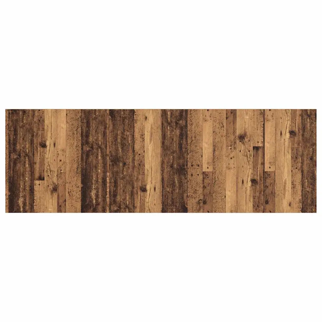 Testiera | Testata con Comodino 3 pcs Legno vecchio Legno multistrato