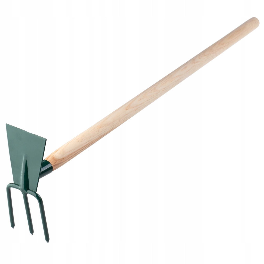 Zappa da giardino KADAX per scavare con forca da 7 cm e gancio da 83 cm