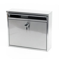 Cassetta postale singola V13 in acciaio inox 360 x 115 x 320 mm