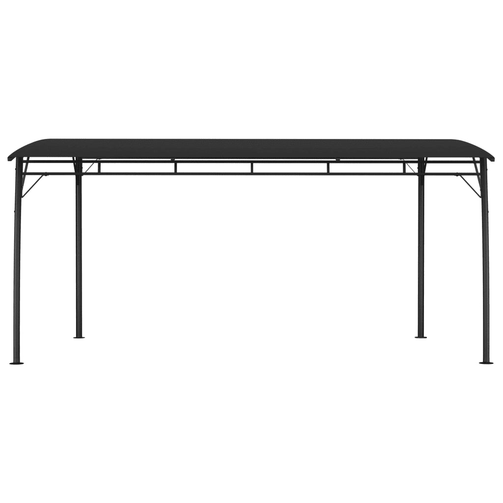 Tenda Parasole da Giardino-Tenda Gazebo 4x3x2,55 m Antracite