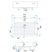 Lavabo Da Appoggio In Ceramica Rea Alison White