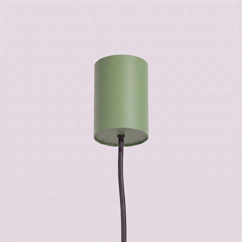Lampadario OVIO 4 verde salvia Gx53