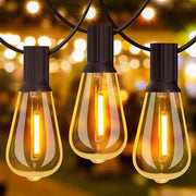 Fili di illuminazione LED 15 metri IP45 impermeabile per esterno - giardino balcone terrazza - caldo bianco - filo di illuminazione LED per matrimoni e feste