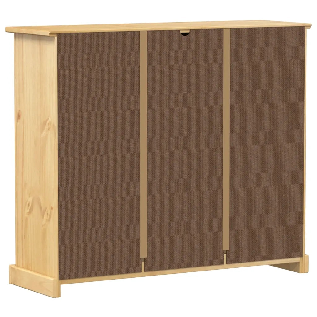 Scarpiera | Mobile per scarpe Corona 99x32x85 cm in Legno Massello di Pino