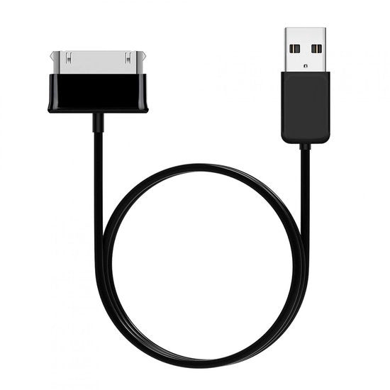 Cavo di alimentazione USB - Cavo dati 1M - Alta qualità - Nero - Adatto per Galaxy Tab 2 10.1 e 7.0 Plus - Connettore affidabile