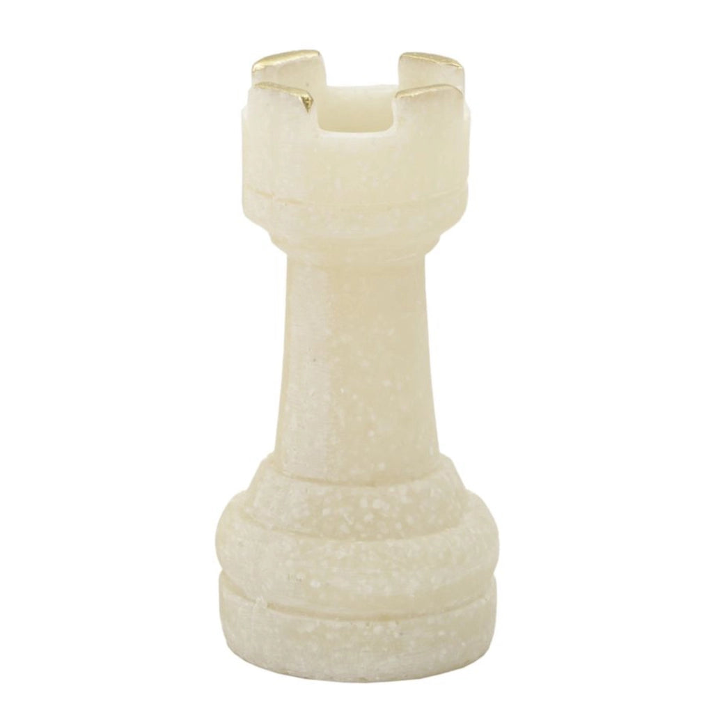 Scultura Scacchi 6, Bianco, Poliresina, 4,4x4,4x10,3 cm