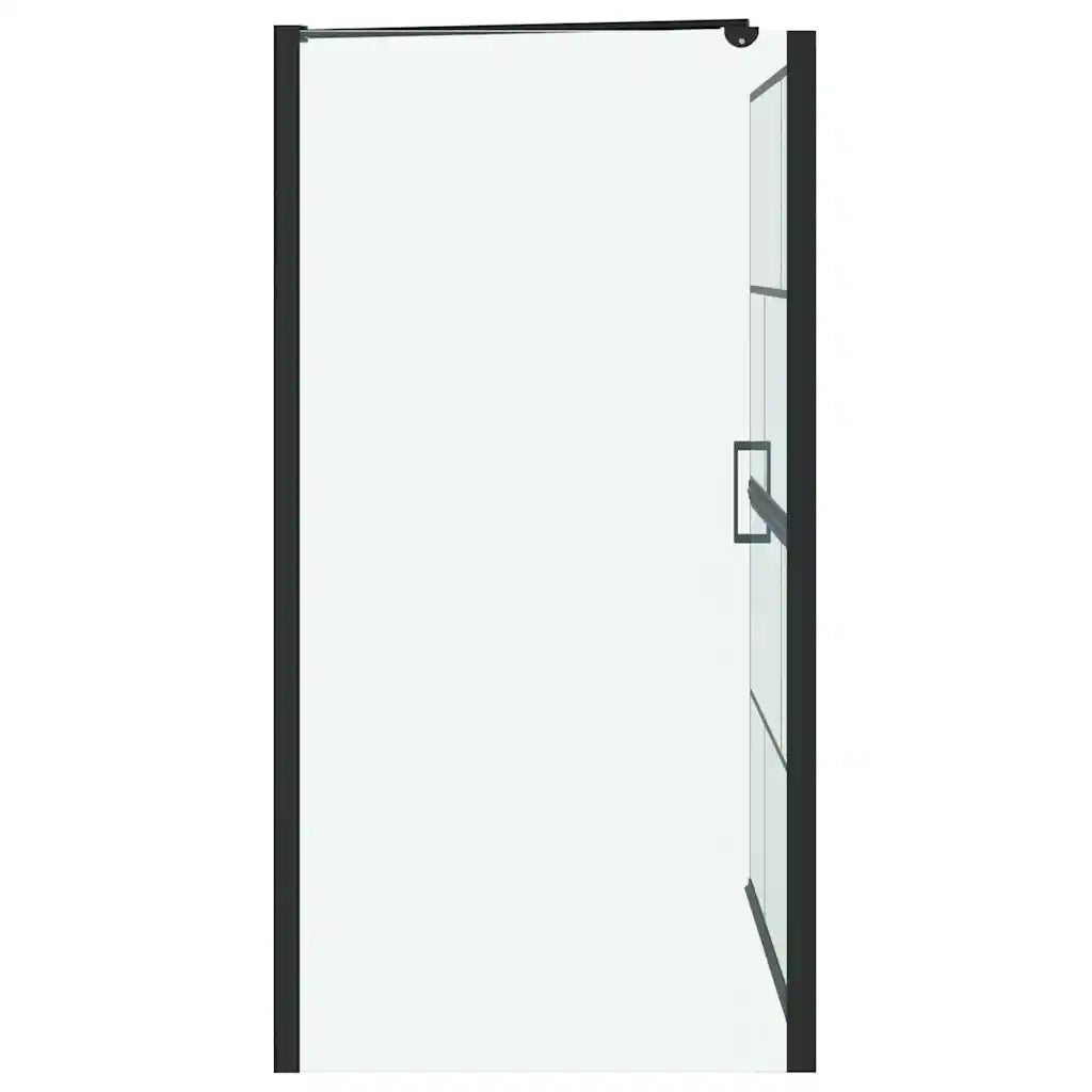 Schermo per Bagno e Doccia Nero e trasparente 100 x 68 x 128 cm CFW9309202