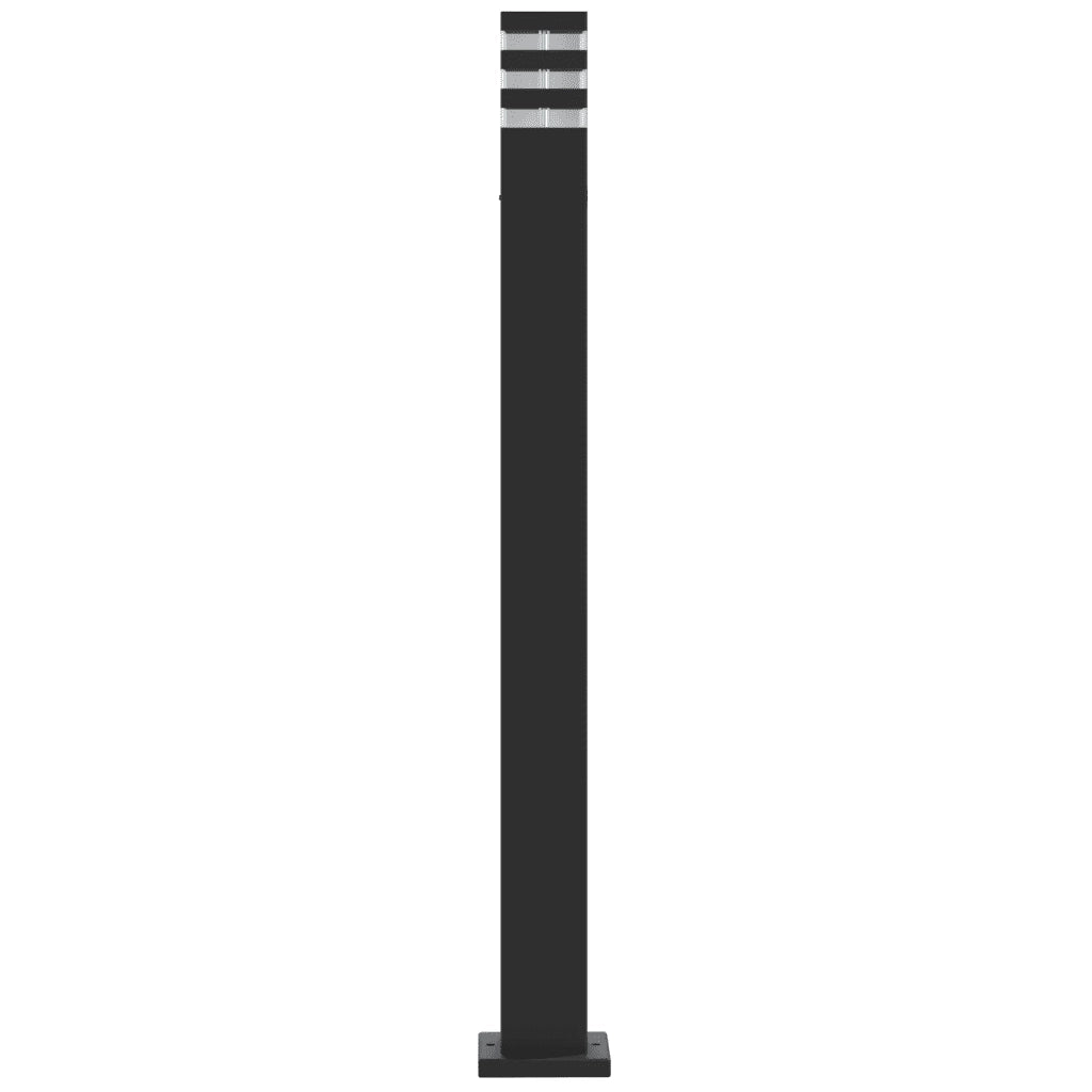 Lampada da Terra per Esterni Nera 110 cm in Alluminio CFW5637706