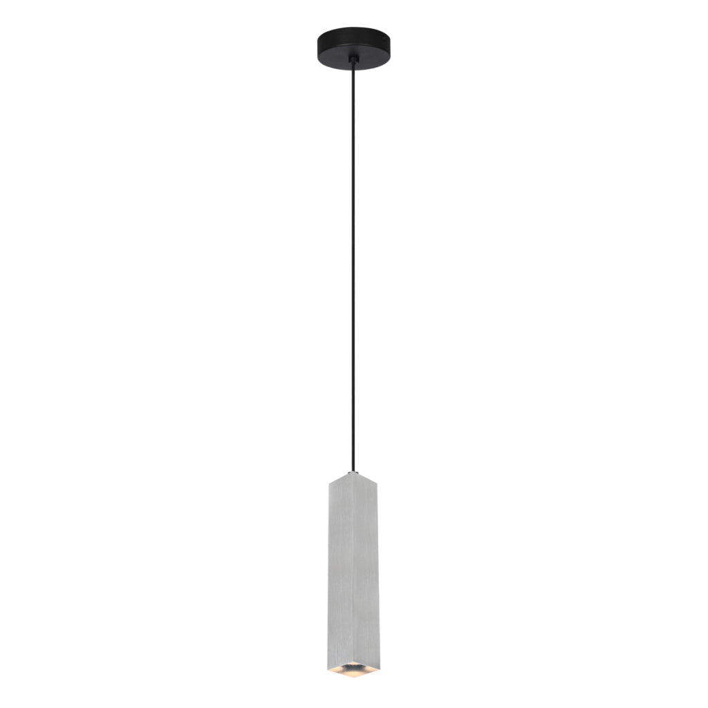 Sospensione Italux Ander grigia alluminio GU10 10W