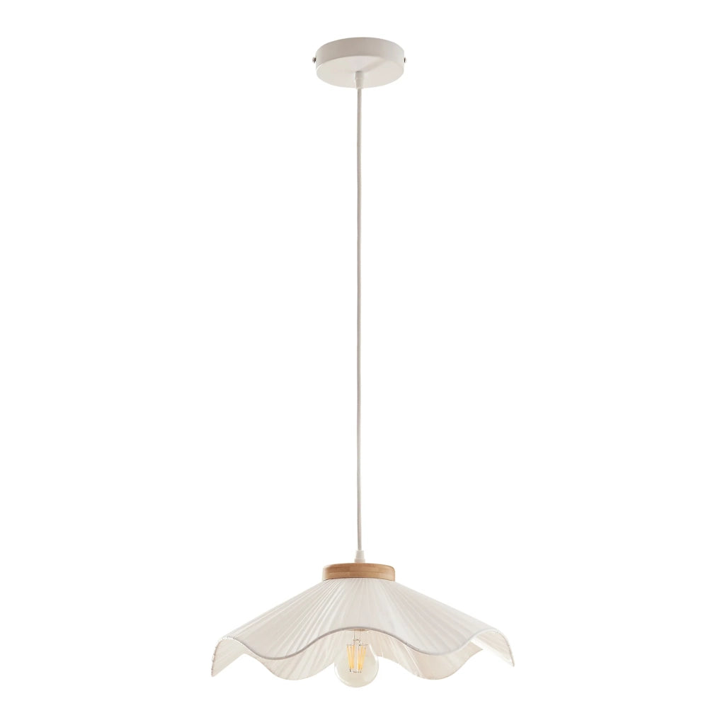 Lampada da terra/sospensione bianca 03_0010735