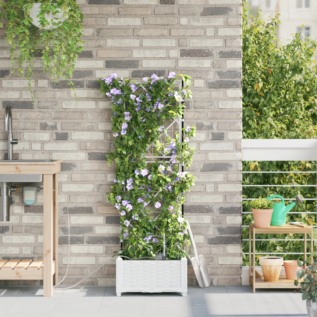 Vasi da Giardino  con Sistema di Irrigazione Bianca