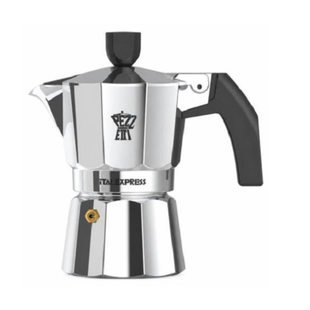 Pezzetti Macchina da Caffè Moka 1 Tazza Alluminio