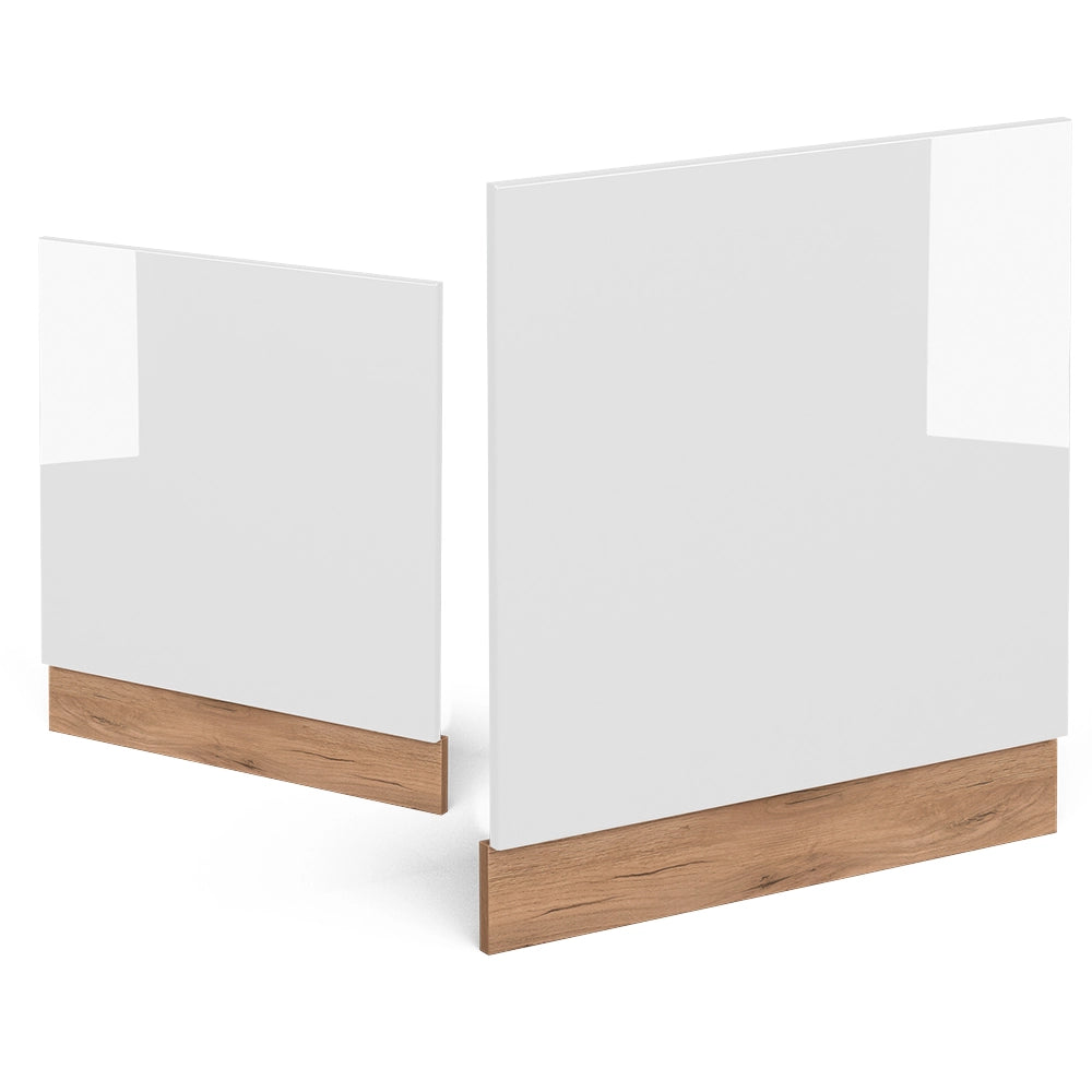 Vicco Pannello frontale Bianco lucido 60 cm , PL Antracite