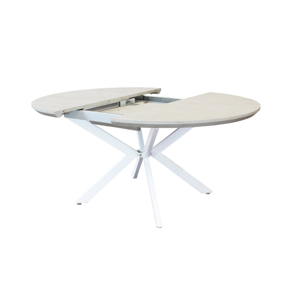 Tavolo da pranzo rotondo allungabile 120/160x120 - VESTA
