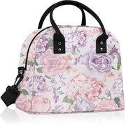 Borsa per Picnic Grande Isolata per Donne Borsa per Picnic Acqua-Resistente per Donne con Cintura Borsa per Picnic per Donne con Modello Fleur