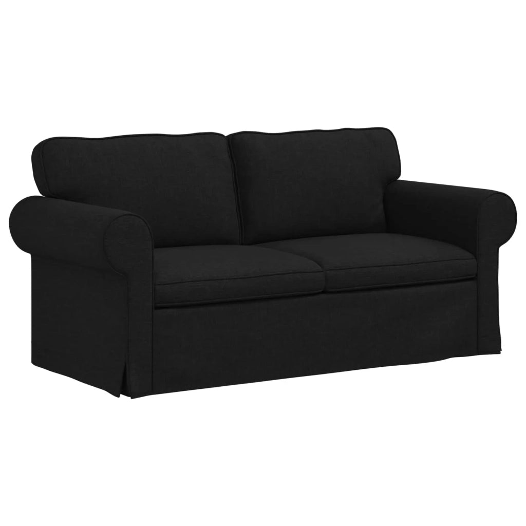 Divano Nero 175 x 82 x 80 cm Tessuto