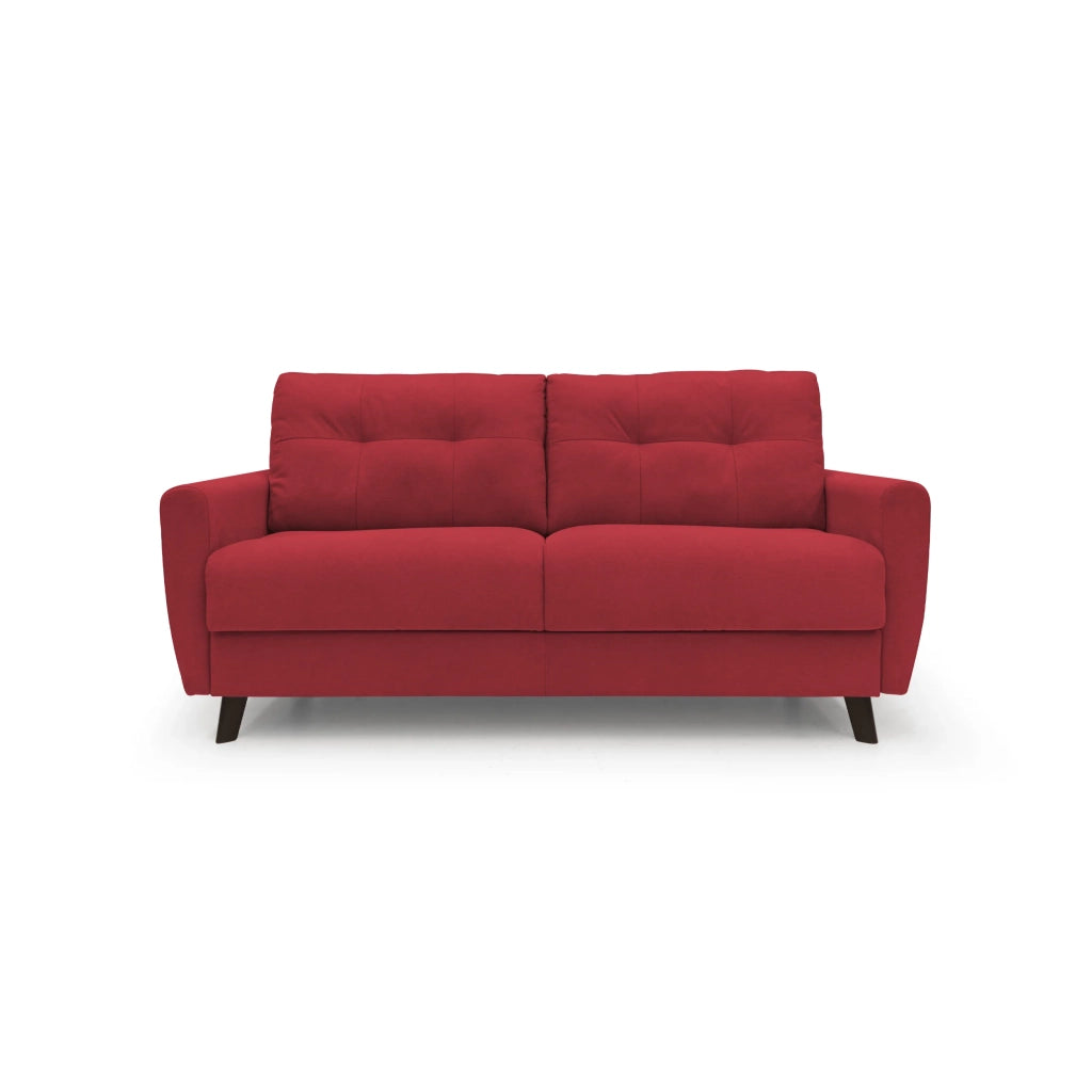 Callisto Divano letto matrimoniale 168 cm rosso