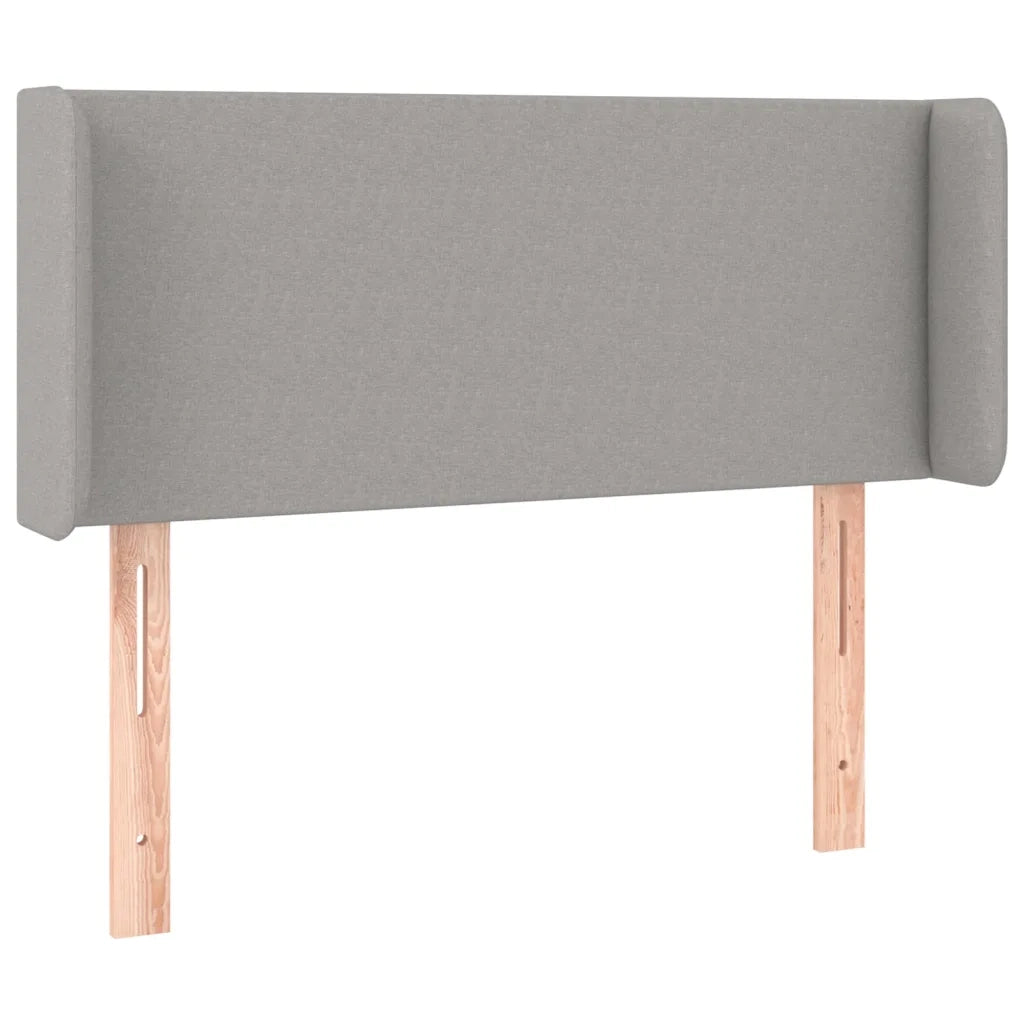 Testiera ad Orecchio Grigio Chiaro 83x16x78/88 cm in Tessuto 3118462