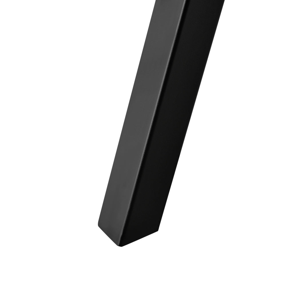 Set di 2 Gambe in Acciaio per Mobili Fai da Te - Altezza 72 cm - incl. Feltrini - Nero [en.casa]