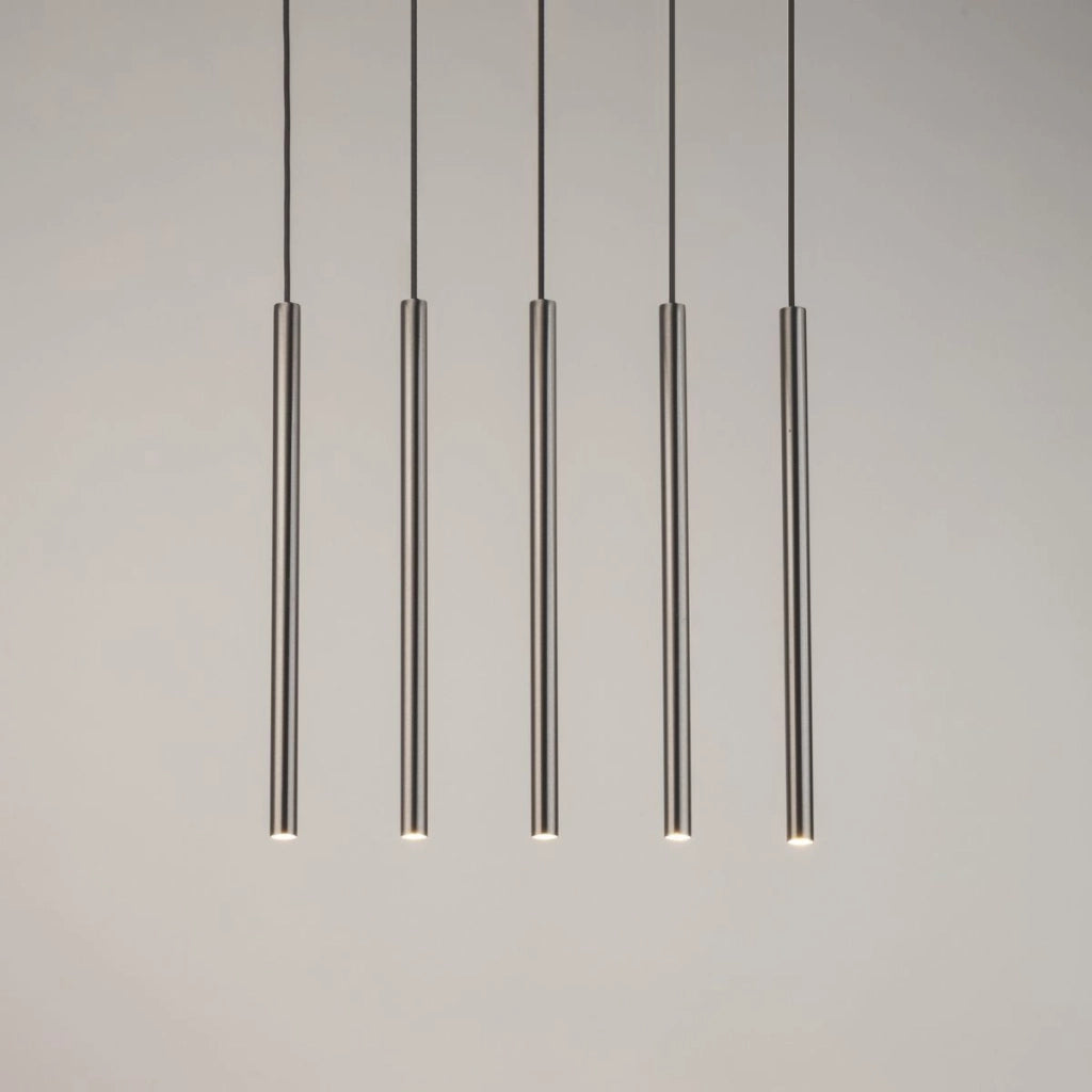 Lampada a sospensione moderna argento Sopel 5xG9 Sigma