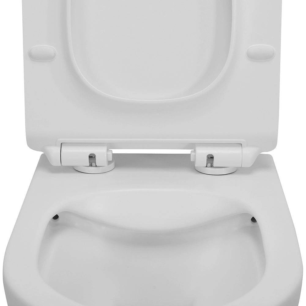 Wc sospeso rimless in ceramica bianco opaco Tokyo