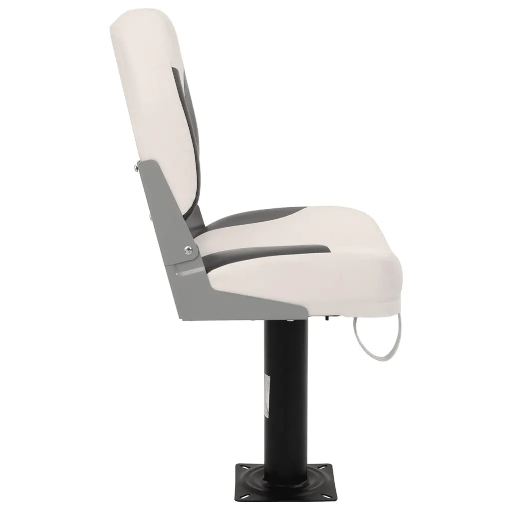 vidaXL Sedili per Barca 2pz con Supporto Girevole 360°
