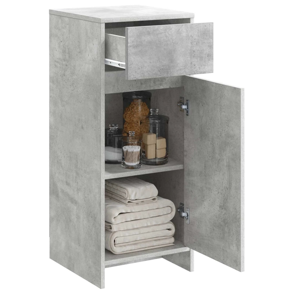 Mobile da Bagno Grigio Cemento 35 x 36,5 x 85 cm