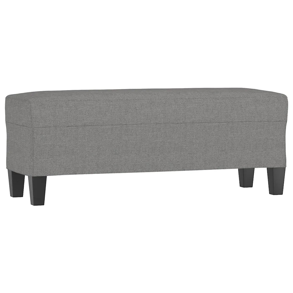 Panca Grigio Scuro 100x35x41 cm in Tessuto 349452