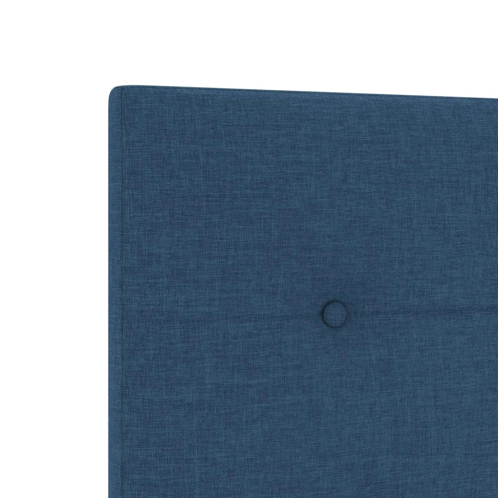 Letto box spring con materasso Blu 180 x 200 cm Tessuto 3450543