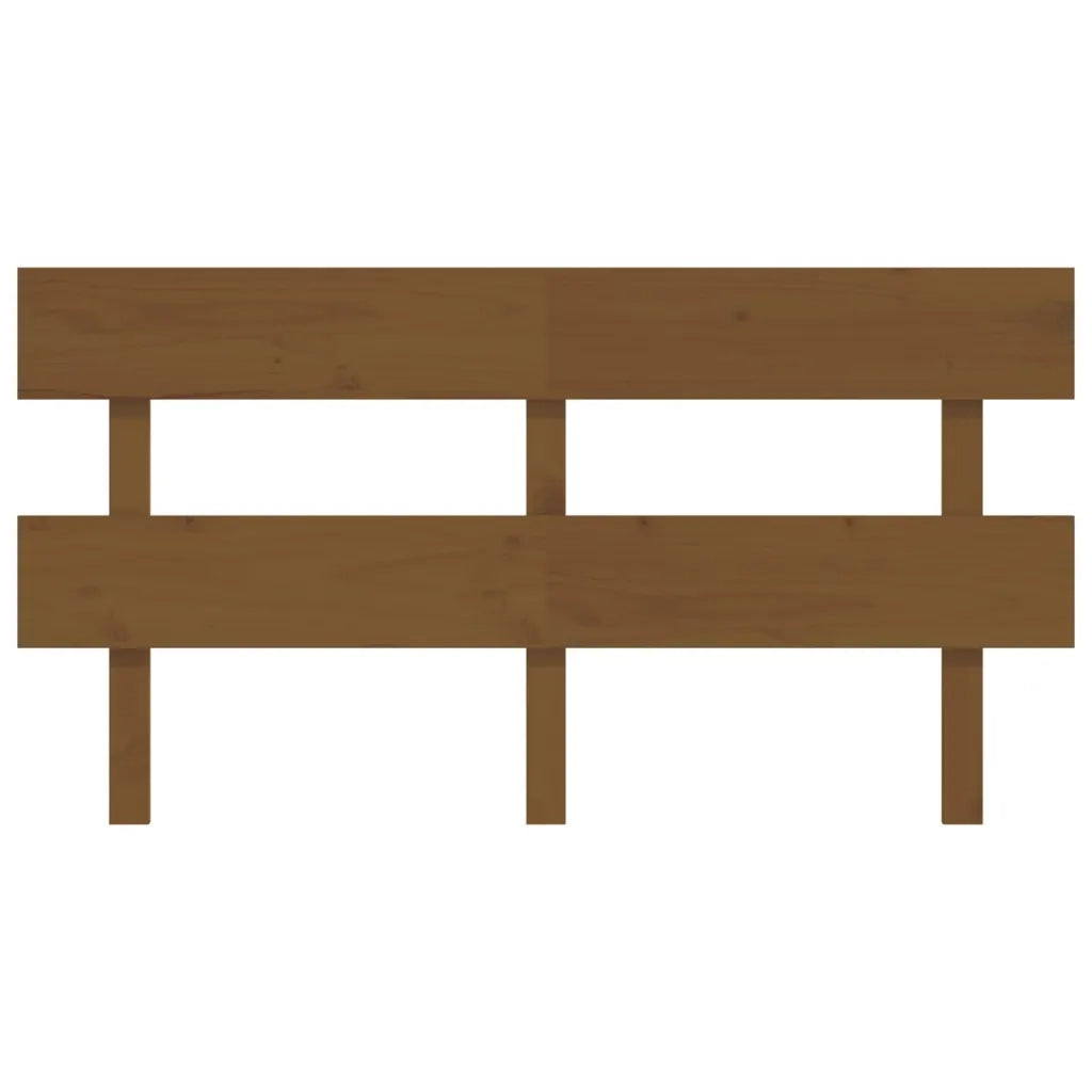 Testiera per Letto ambra 154x3x81 cm in Legno Massello di Pino 819078