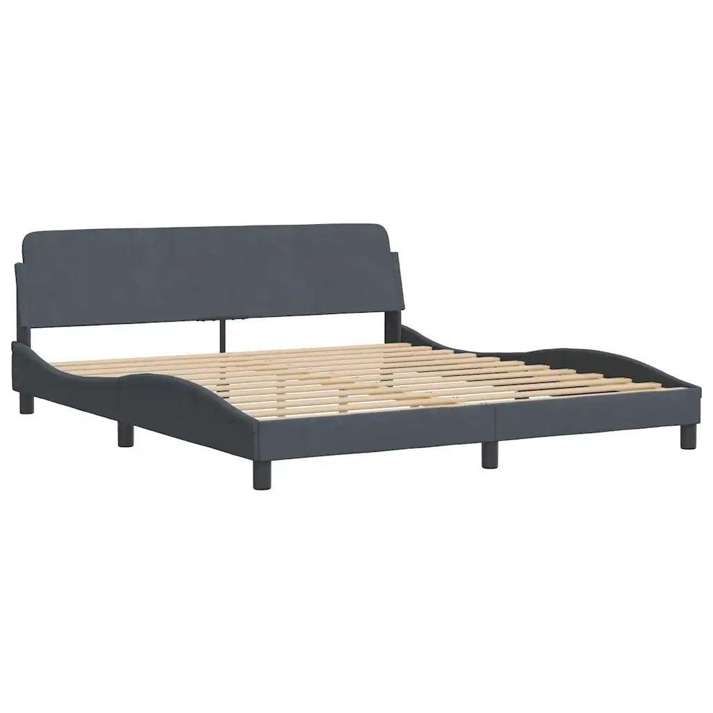 Giroletto Dover Grigio Scuro 183x213 cm in Velluto 373307
