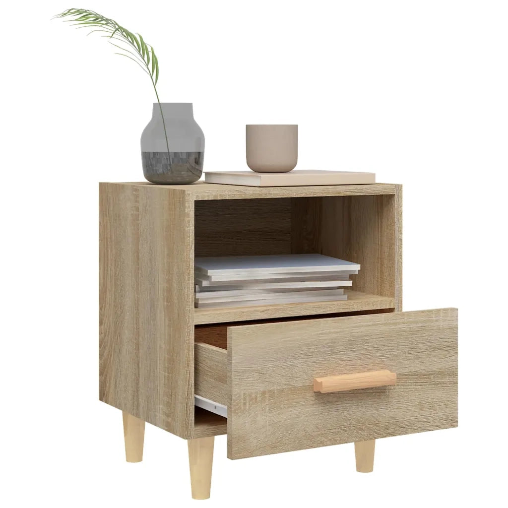Set di 2 Comodini | Armadio da Notte | Mobiletto da notte Rovere Sonoma 40x35x47 cm