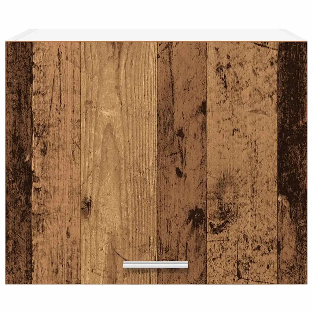 Armadio pensile 2 pcs Legno Antico e Bianco 50 x 31 x 40 cm