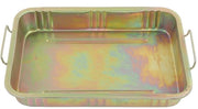 Contenitore per Olio con Fermo Galvanizzato - Universale - Scarico Professionale - Dimensioni 640x440x105mm - Cassetto per Rifiuti