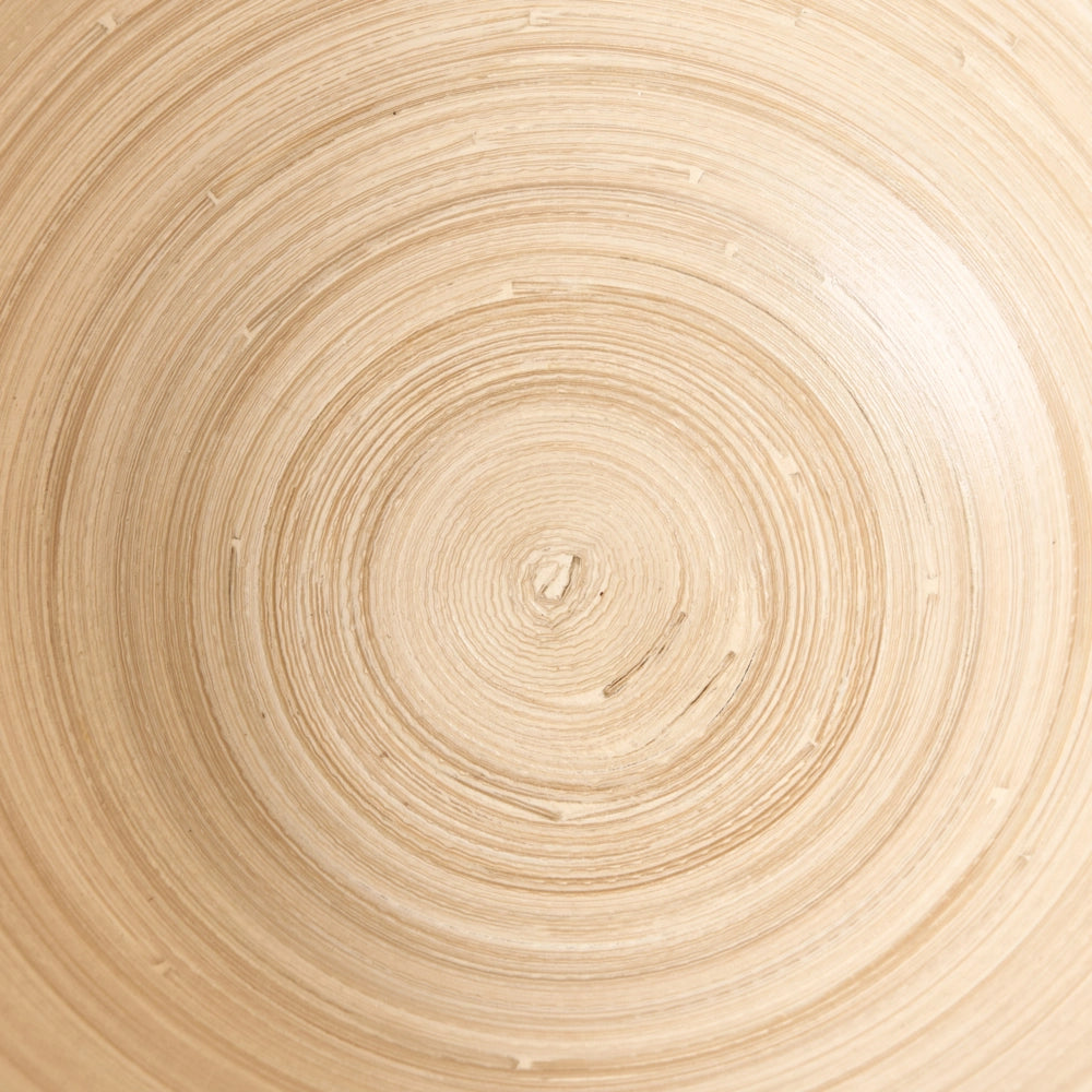 Set di 3 ciotole decorative in bambù nero fatte a mano di varie dimensioni