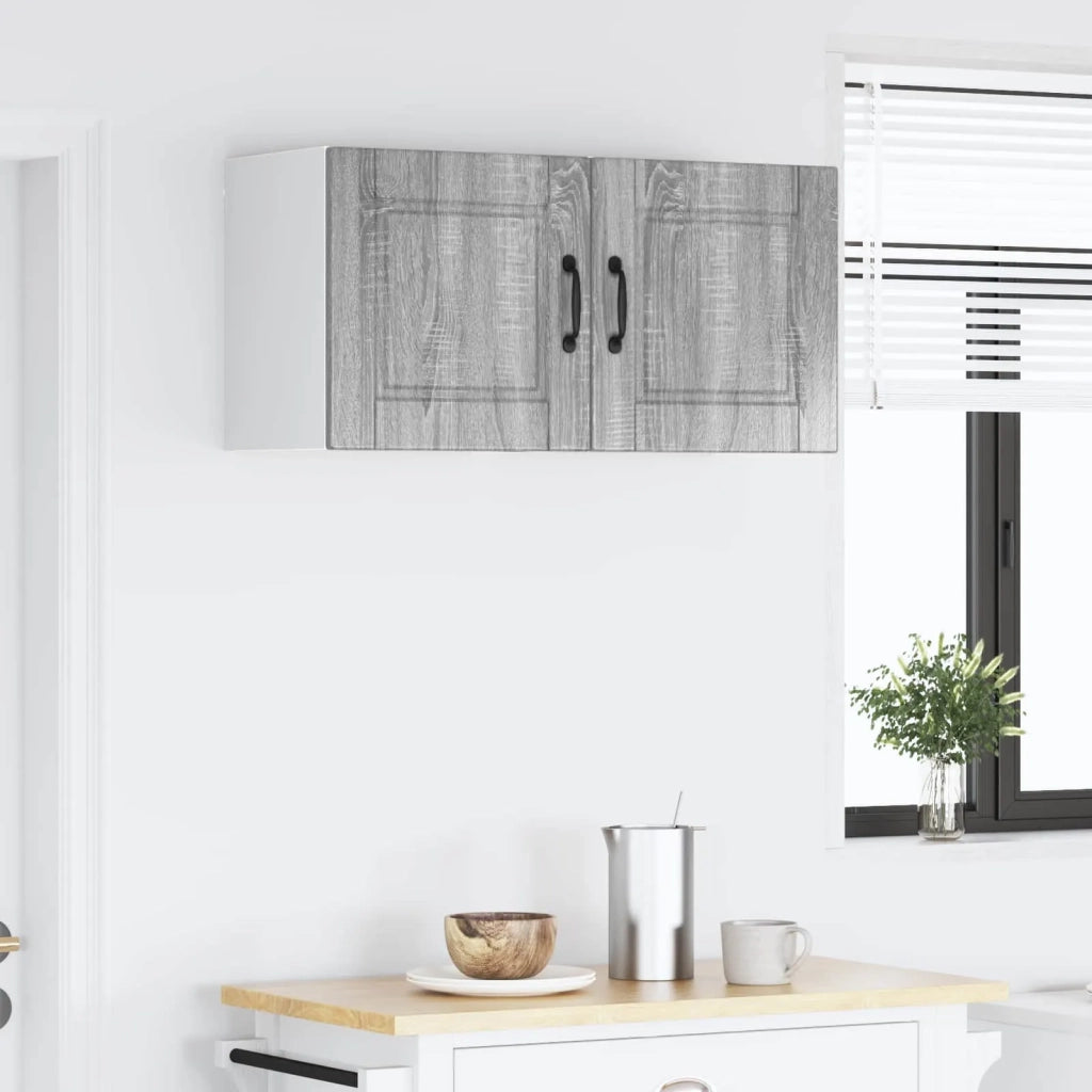 Armadietto a muro PORTO 2 pcs Grigio Sonoma 40 x 31 x 40 cm 885238