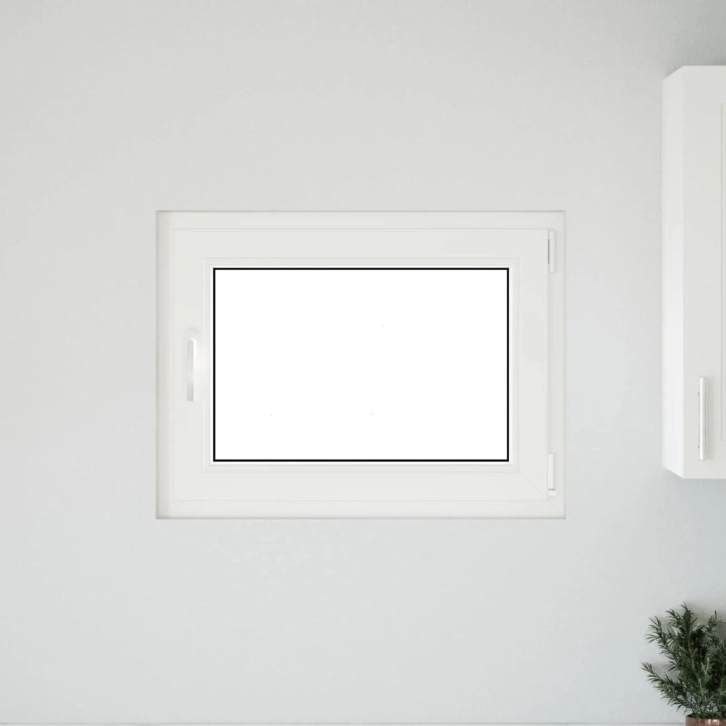 Finestra per Soffitta RISOR 80 x 60 cm PVC e Vetro Bianco CFW6759427