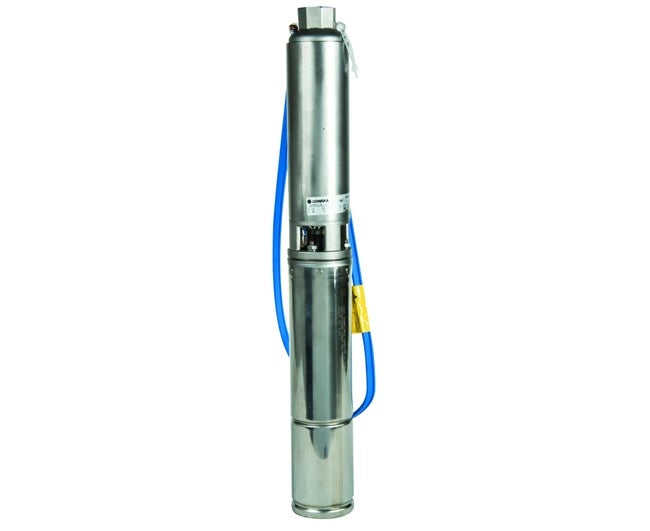 Elettropompa sommersa multigirante in acciaio da 4 per pozzi monofase mod.4gs  Hp 1  kw 0,75   230 v  Lowara s.r.l.