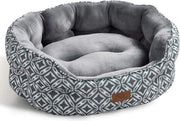 Asciugamano per gatti con cuscino interno bifacciale - lavabile - grigio - L64cm X B53cm X H23cm - per gatti/piccoli cani - confortevole - morbido