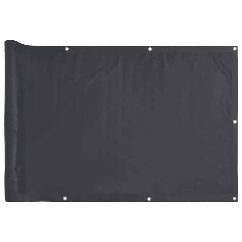 Paravento da Balcone Antracite 400x75 cm in PVC