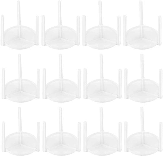 Pizzastand Standard 100 Unità - Supporto in Plastica - Coperchio - Catering - Ristorante - Scatole - Supporto per Pizza